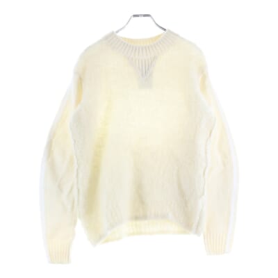 Wool Knit TL-N024 ウールニットセーター ホワイト レディース Bランク