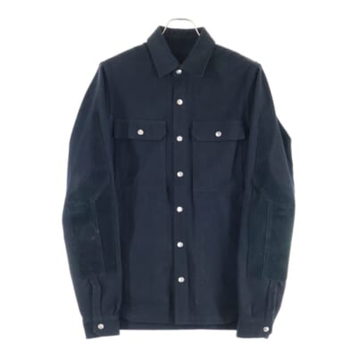 19AW SHIRT JACLET スナップボタン コットンジャケット ブラック RU19F4729-CFL1 Bランク