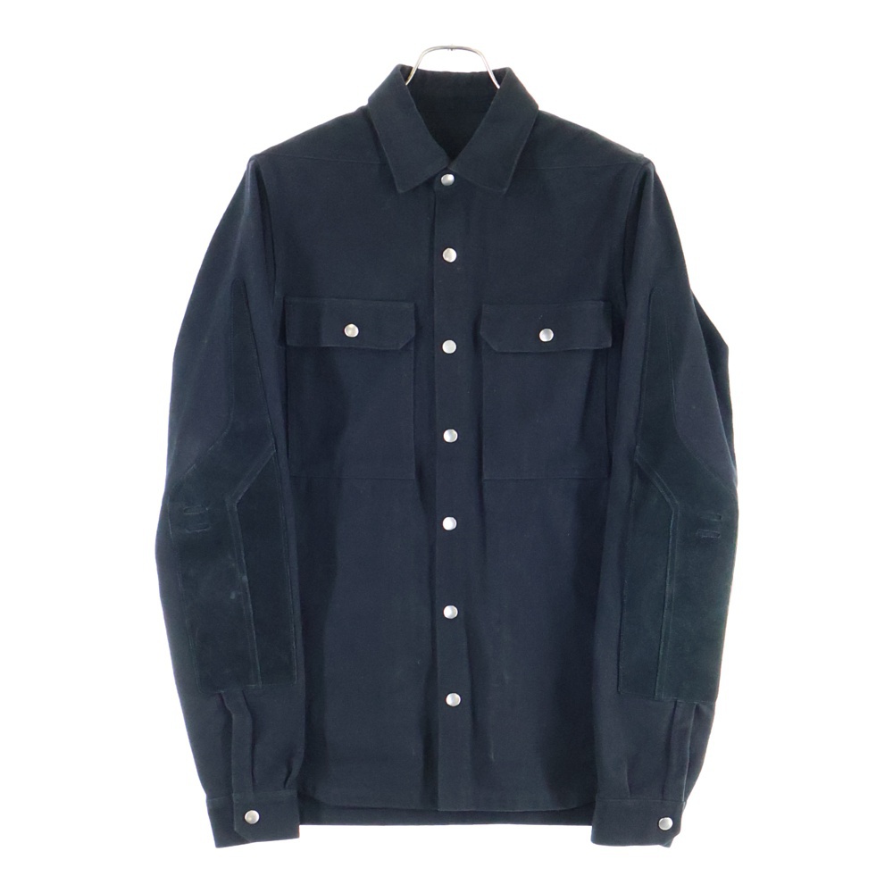 19AW SHIRT JACLET スナップボタン コットンジャケット ブラック RU19F4729-CFL1 Bランク