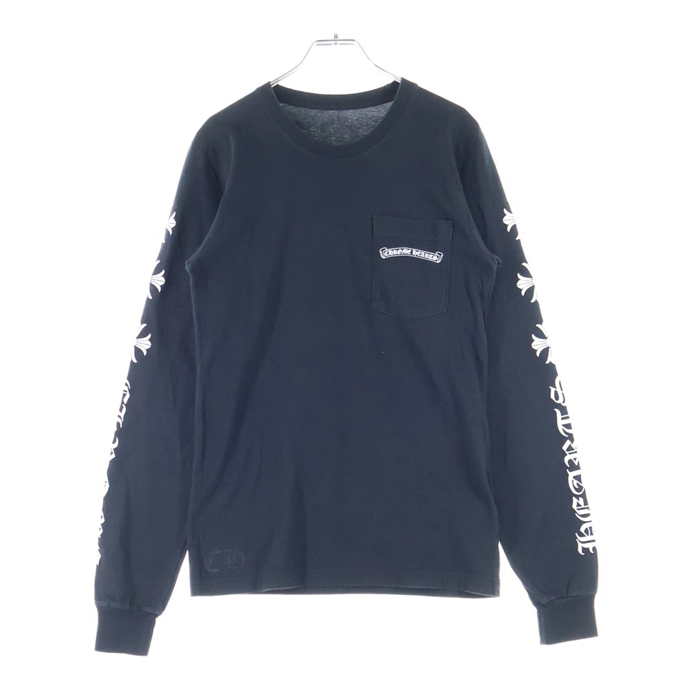 クロムハーツ CH L S 1 袖CHプラスプリント長袖カットソー 長袖Tシャツ