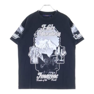 19AW HOLY MOUNTAIN PRINT TEE ホーリーマウンテンプリント半袖Tシャツ 半袖カットソー ホワイト RM192M NPG HHY01W Aランク