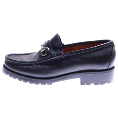 ホースビット ローファー レザーシューズ ブラック Cランク