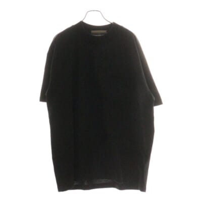 LOGO PRINT T-SHIRTS 両面ロゴプリント半袖カットソー 半袖Tシャツ ブラック Bランク