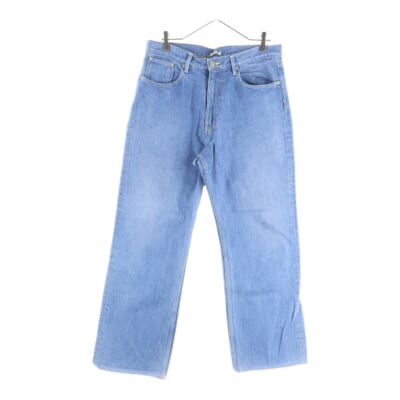 20SS WASHED HARD TWIST DENIM 5P PANTS A20SP07DM ウォッシュド ハード デニムパンツ ジーンズ ブルー Bランク