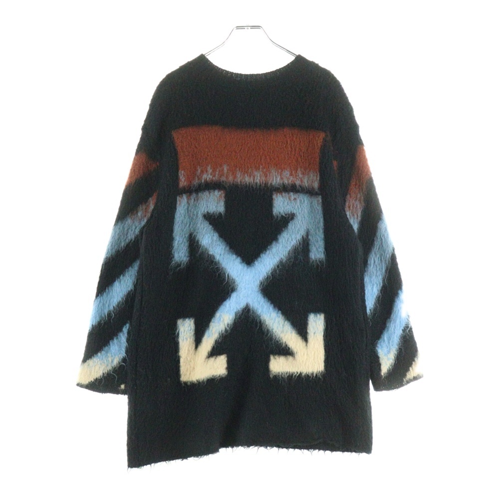 18AW アロー シャギーニット セーター ウール ニット OWHE009F18B74071 ブラック Bランク