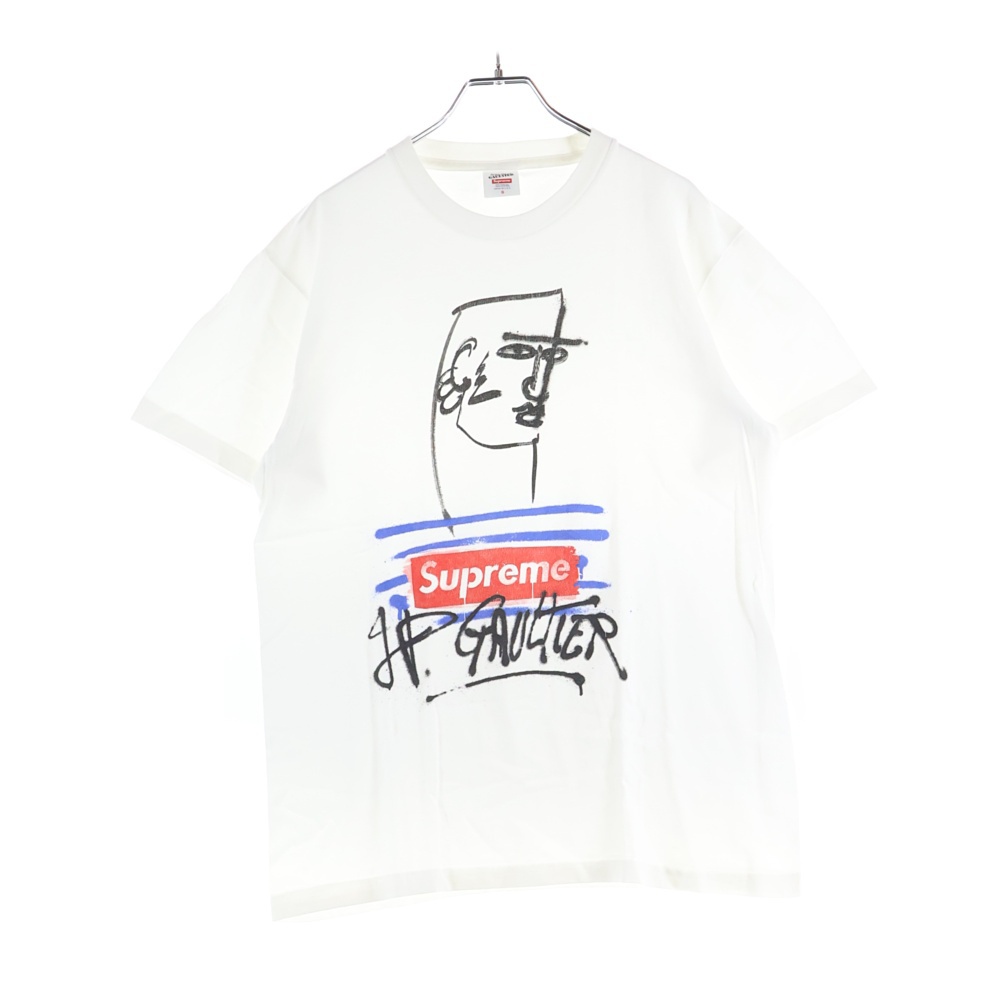 19SS Jean Paul Gaultier Tee ジャンポールゴルチェ 半袖 カットソー Tシャツ ホワイト Bランク