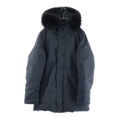 ×BEAMS ANNECY アヌシー ビームス別注 ファーダウンジャケット ブラック CFU112000043 W20PJ3 Aランク