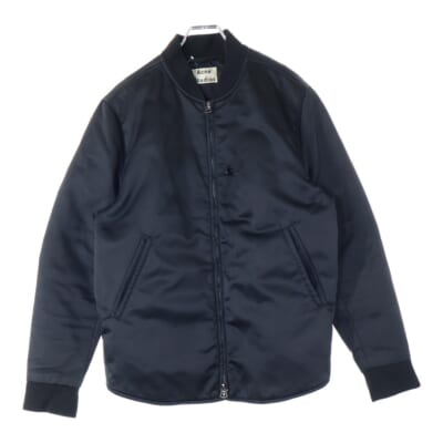 MYLON MATT PAW17 ジップアップ ナイロン ジャケット ブラック Bランク