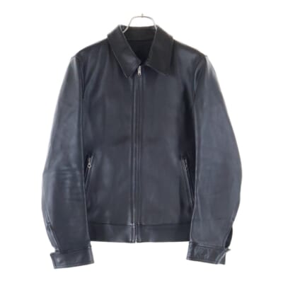ステアハイド シングル ライダース カウレザー ジャケット ブラック WMR-LEA-01 Bランク