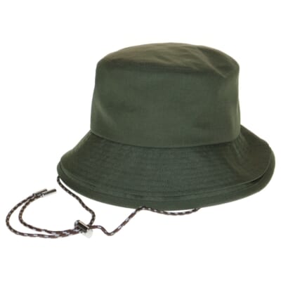 Double Brim Hat ダブルブリム バケットハット 帽子 カーキ 22-0338S Aランク