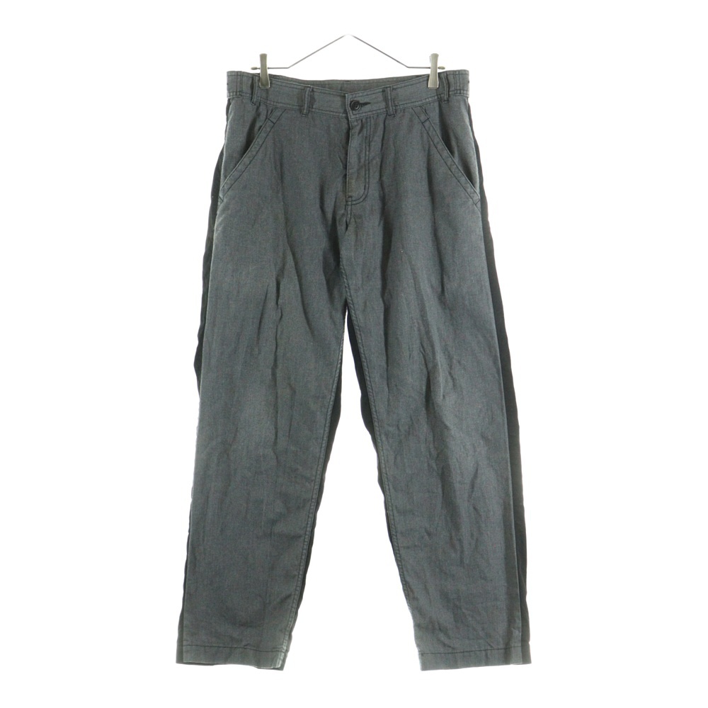 バイカラー コットンパンツ ブラック/グレー 1I-P219 Bランク