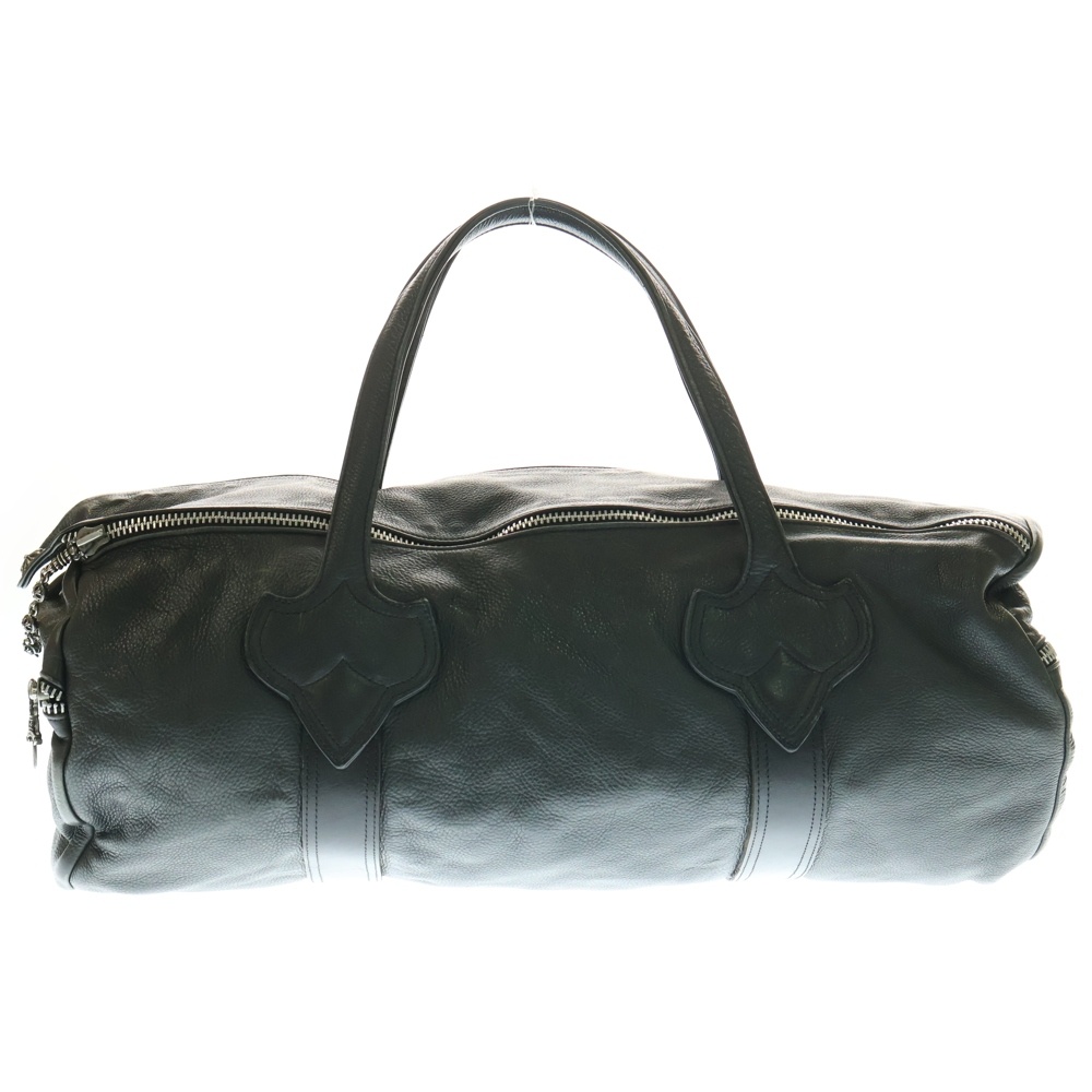 バレルクロスボールジップ ボストンバック ダッフルバック シルバー/ブラック Bランク