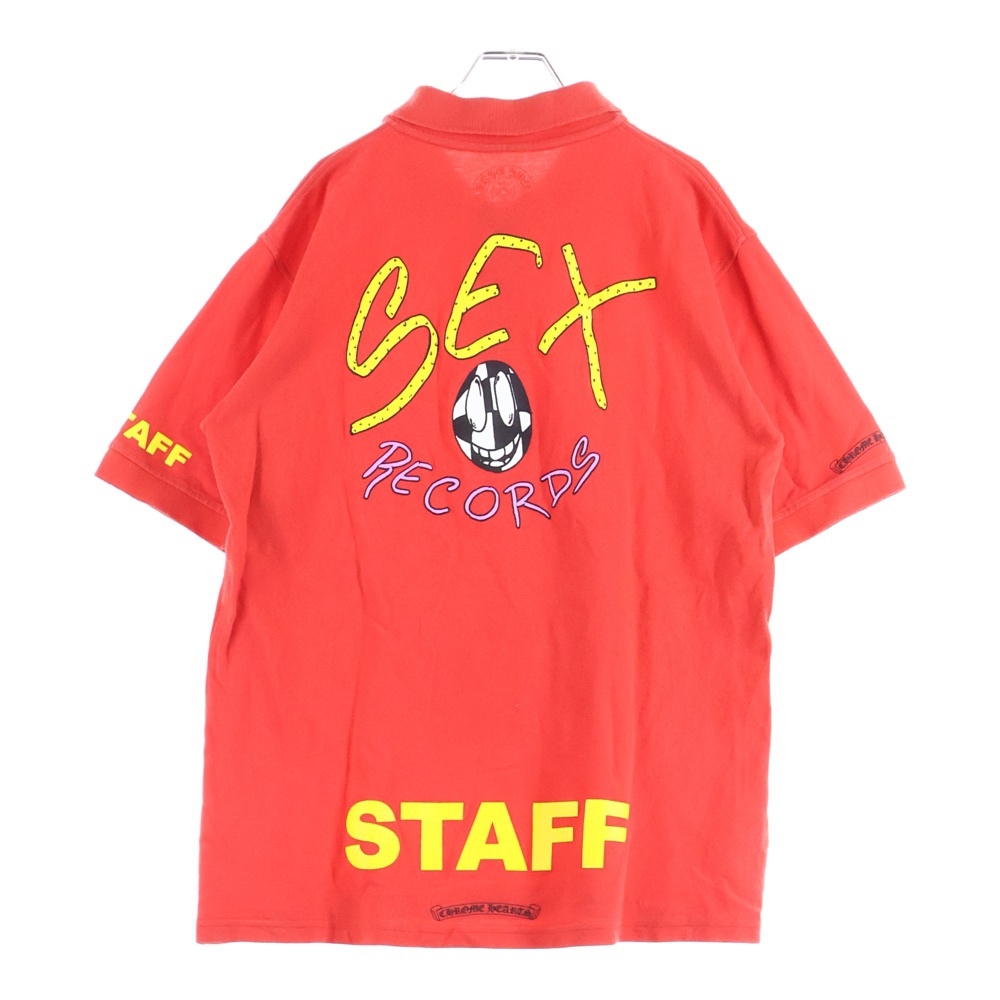×MATTY BOY STAFF POLO SHIRTS マッティボーイ スタッフ限定 半袖ポロシャツ レッド Bランク