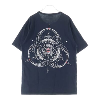 ×CLOT ×INNERSECT バックプリント 半袖Tシャツカットソー ブラック Bランク