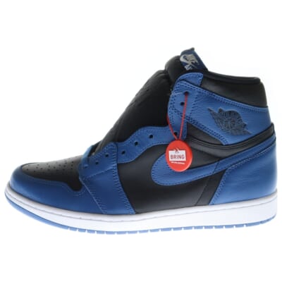 AIR JORDAN1 RETRO OG DARK MARINA BLUE エアジョーダン1 ダークマリーナブルー ハイカットスニーカー ブルー/ブラック US10.5/28.5cm 555088-404 Sランク