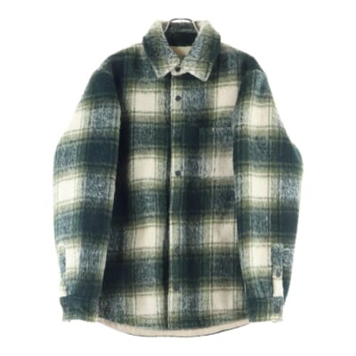 21AW Sheridan Shirt Jacket チェック シェリダン シャツ ジャケット グリーン KHM010051 Aランク