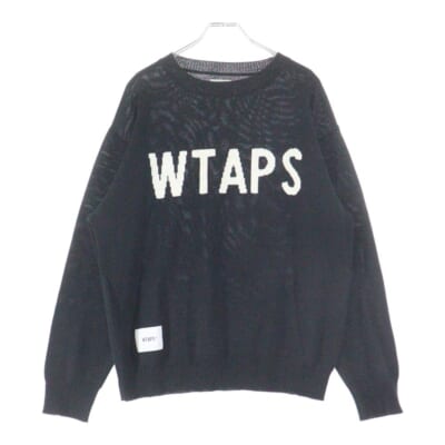 wtaps ダブルタップス CREW NECK SWEATER /T-ROCK ダブルタップス 23AW CREW NECK 01 SWEATER POLY. T-ROCK バックロゴ