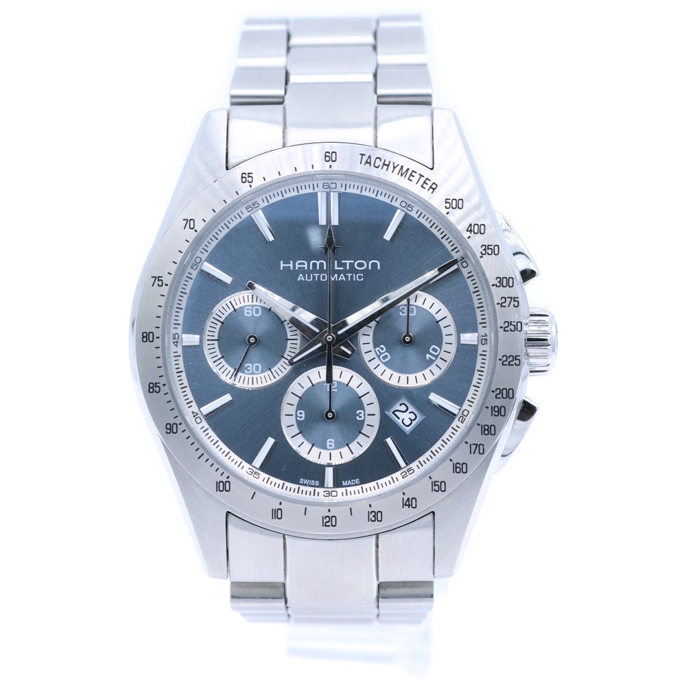 ハミルトン ジャズマスター パフォーマー オートクロノ SS/AT アイス