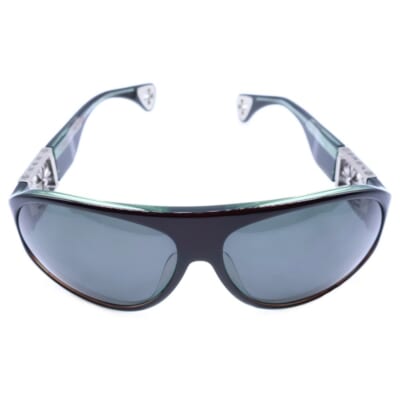 ERECTED CHクロス サングラス アイウェア ブラウン Bランク