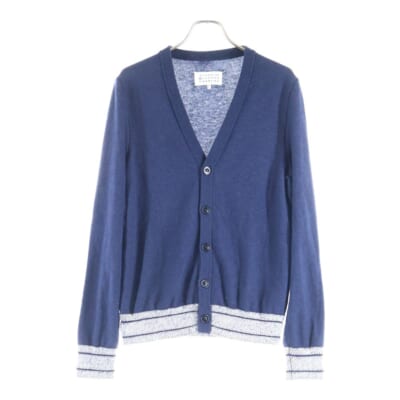 10 WOOL CARDIGAN ウール カーディガン ブルー S30HA0756 Bランク