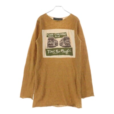 AD2008 TIME FOR MAGIC期 MOHAIR KNIT モヘアニット ブラウン PB-N003 Bランク