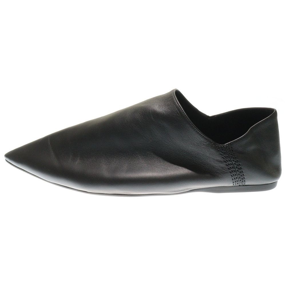 FLAT MULE SMOOTH LAMBSKIN フラットミュール ラムスキンレザーローカットシューズ ブラック 788347 Sランク