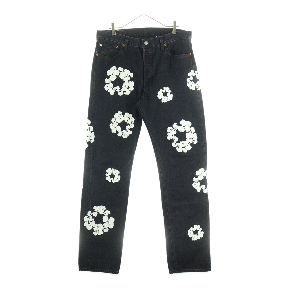 Levi's Denim Pants リーバイス 花柄 デニムパンツ ブラック PC9-A1592-0003 Bランク