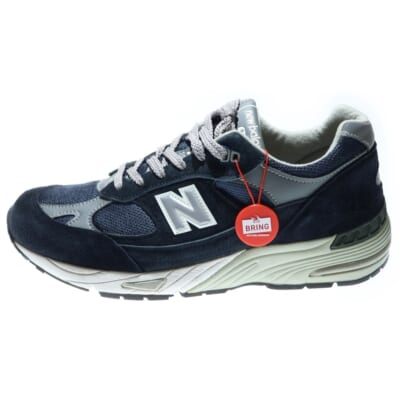 991 スウェード ローカットスニーカー ネイビー M991NV US10/28.0cm Aランク