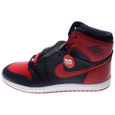 AIR JORDAN1 HIGH 85 BRED(2025) エアジョーダン1 ブレッド ハイカットスニーカー ブラック/レッド US10.5/28.5cm HV6674-067 Sランク