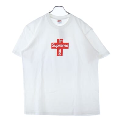 20AW Cross Box Logo Tee クロスボックスロゴ 半袖Tシャツ ホワイト Aランク