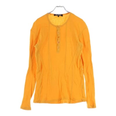 08-09AW ヘンリーネック ロングスリーブ Tシャツ カットソー オレンジ Bランク