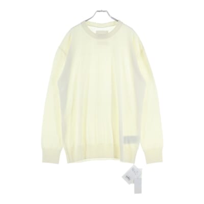 23AW SWEATER CN LS クルーネック ウールニットセーター アイボリー J23GP0003 J14532 Sランク