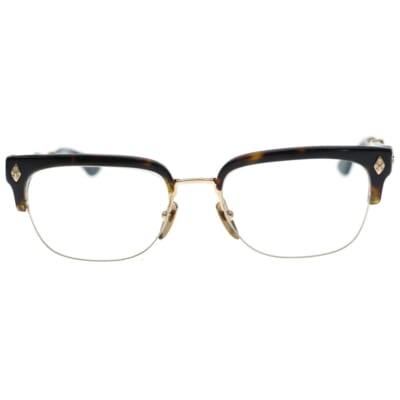 EVAGILIST DT/GP ダガーテンプル ウェリントン アイウェア サングラス 眼鏡 ブラウン/ゴールド Aランク