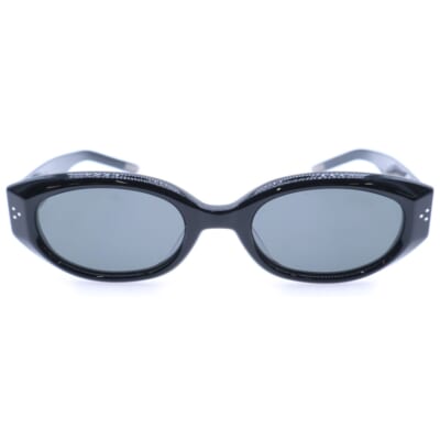 VOID オーバルフレームサングラス 眼鏡 アイウェア ブラック Aランク