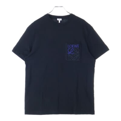 Anagram Pocket T-Shirt アナグラムロゴ刺繍 半袖Tシャツ ブラック H526Y22X99 Aランク