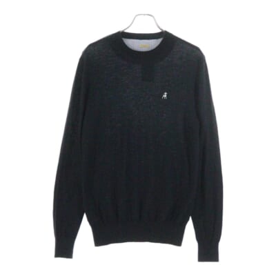 The Shepherd Knit Sweater シェパードパッチ ニットセーター ブラック USY4903 Bランク