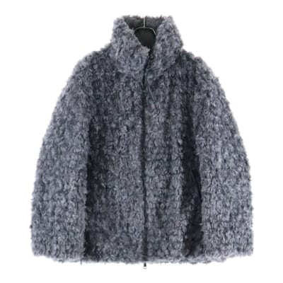 22AW GOURNAVA リバーシブルダウンジャケット ボアジャケット グレー H20931A00059 Aランク