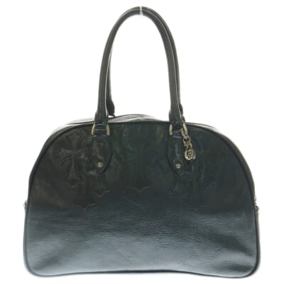 GYM MD ジムバッグ 現行型CHチャーム付きミディアムレザーハンドバッグ Bランク