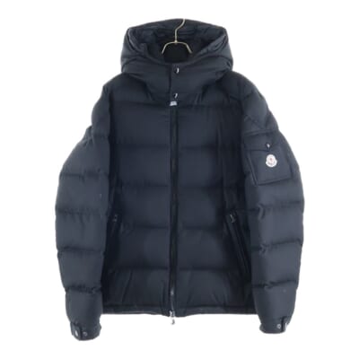 24AW MONTGENEVRE ジップアップ フード ダウンジャケット ブラック J20911A53700 Sランク