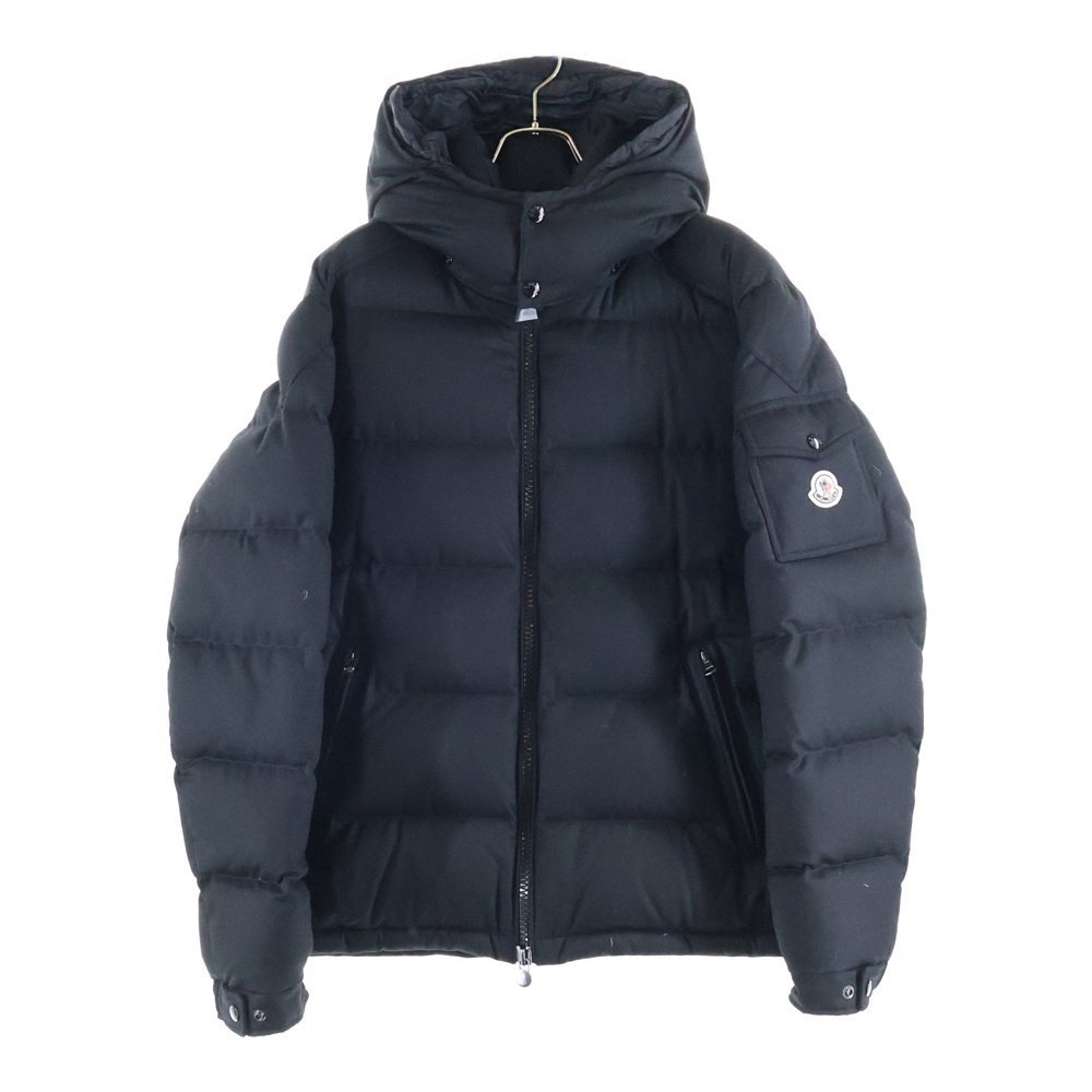 24AW MONTGENEVRE ジップアップ フード ダウンジャケット ブラック J20911A53700 Sランク