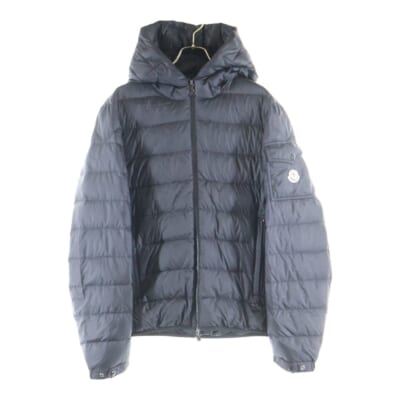 25AW NANJA ジップアップ フーデッド ショートダウンジャケット ブラック K20911A00009 Sランク