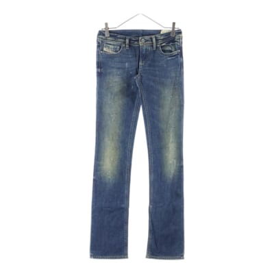 LOWKY WASH 008SI STRETCH デニムパンツ インディゴ レディース Bランク