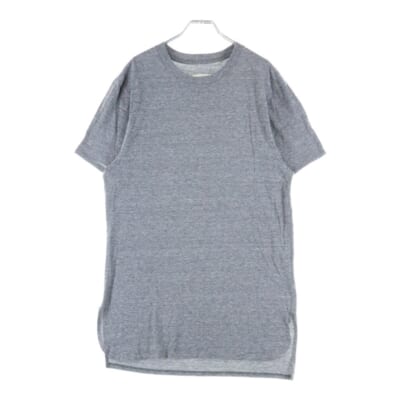 無地 プルオーバー クルーネック半袖Tシャツ カットソー グレー Bランク