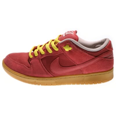 DUNK LOW ADOBE ダンク アドビ ローカットスニーカー レッド US9.5/27.5cm DV5429-600 Aランク