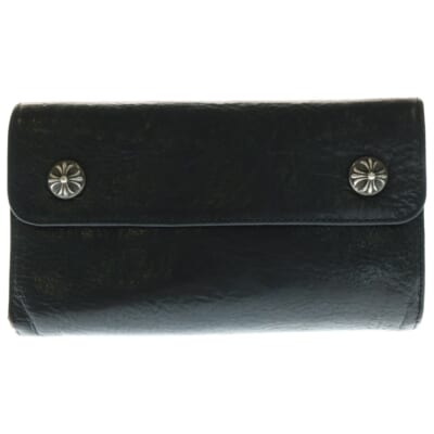 WAVE ウェーブ レザーウォレット 財布 ブラック BCA374 Bランク