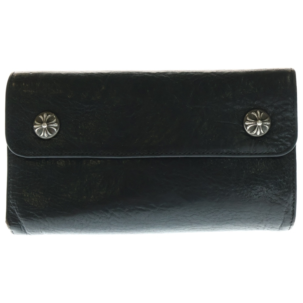 WAVE ウェーブ レザーウォレット 財布 ブラック BCA374 Bランク