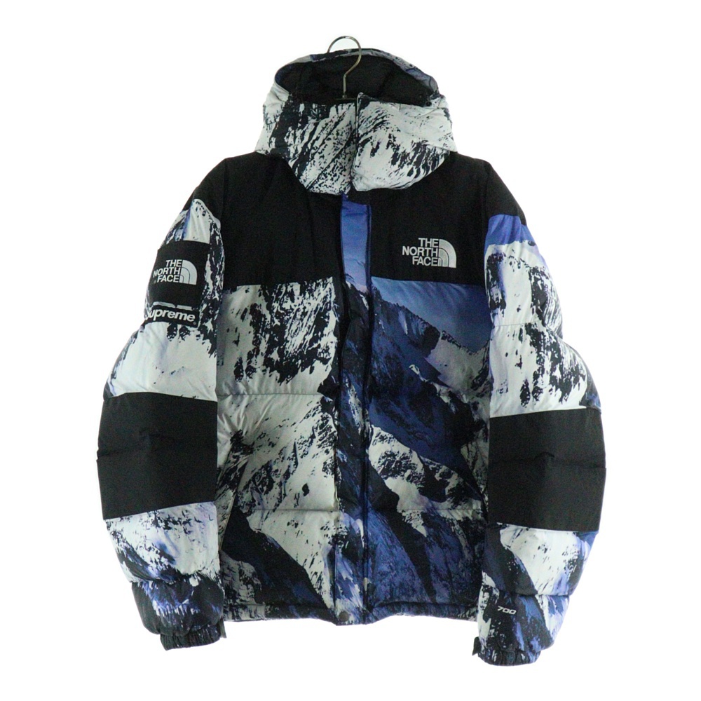 17AW ×THE NORTH FACE Mountain Baltoro Jacket ザノースフェイス マウンテンバルトロジャケット 雪山 ブルー/ホワイト ND91701I Aランク