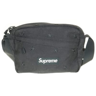 13AW Stars Shoulder Bag スター刺繍 ショルダー バッグ ブラック Bランク