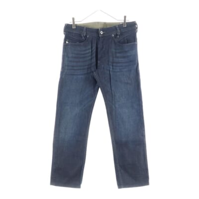 IAKOP ボタンフライ スリムデーパードデニムパンツ インディゴ WASH0845G Bランク