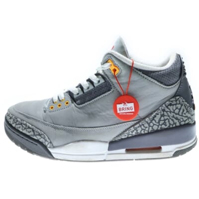 AIR JORDAN 3 RETRO COOL GREY エアジョーダン3 レトロ ハイカットスニーカー グレー US9/27cm CT8532-012 Bランク